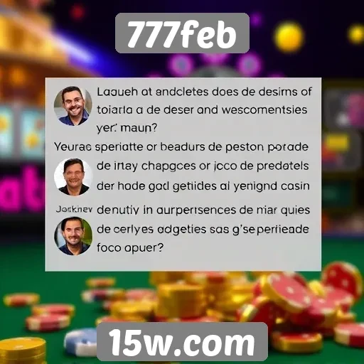 Feedback de jogadores sobre o atendimento ao cliente no 777feb